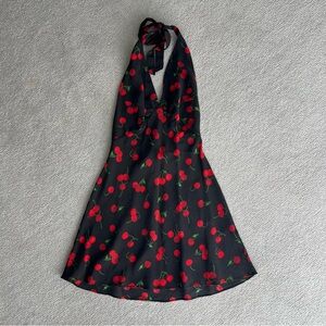 Realisation Par leila dress with Red Cherry Print